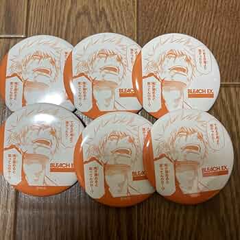 BLEACH ブリーチ　原画展　黒崎一護　白一護　缶バッジ BLEACH 白一護 原画展 缶バッジ BLEACH 原画展 缶バッジ 黒崎一護