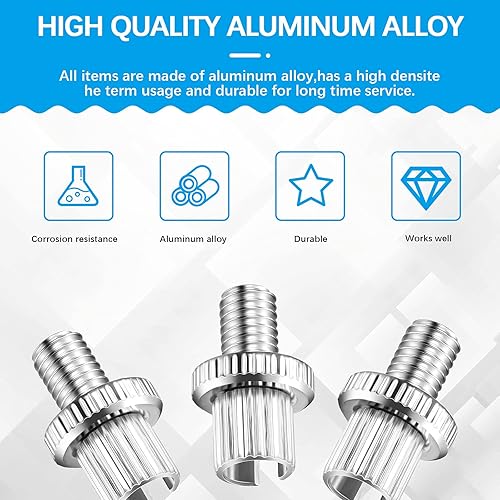 Miniatura 3 de 12 piezas de cable de freno de embrague de tornillo de ajuste de cable de freno métrico de embrague compatible con ATV, motocicleta, 0.315in, pernos