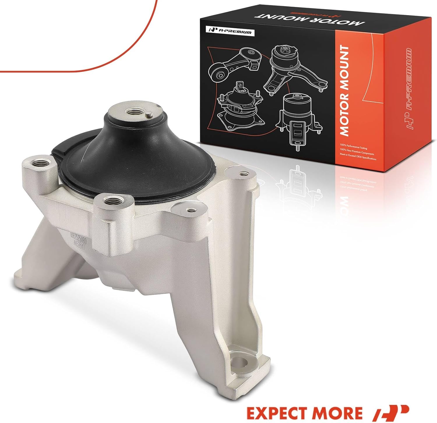 A-Premium Front Right Engine Motor Mount Compatible with Honda CR-V CRV 2007-2011 2.4L & Acura RDX 2007-2012 2.3L, Passenger Side