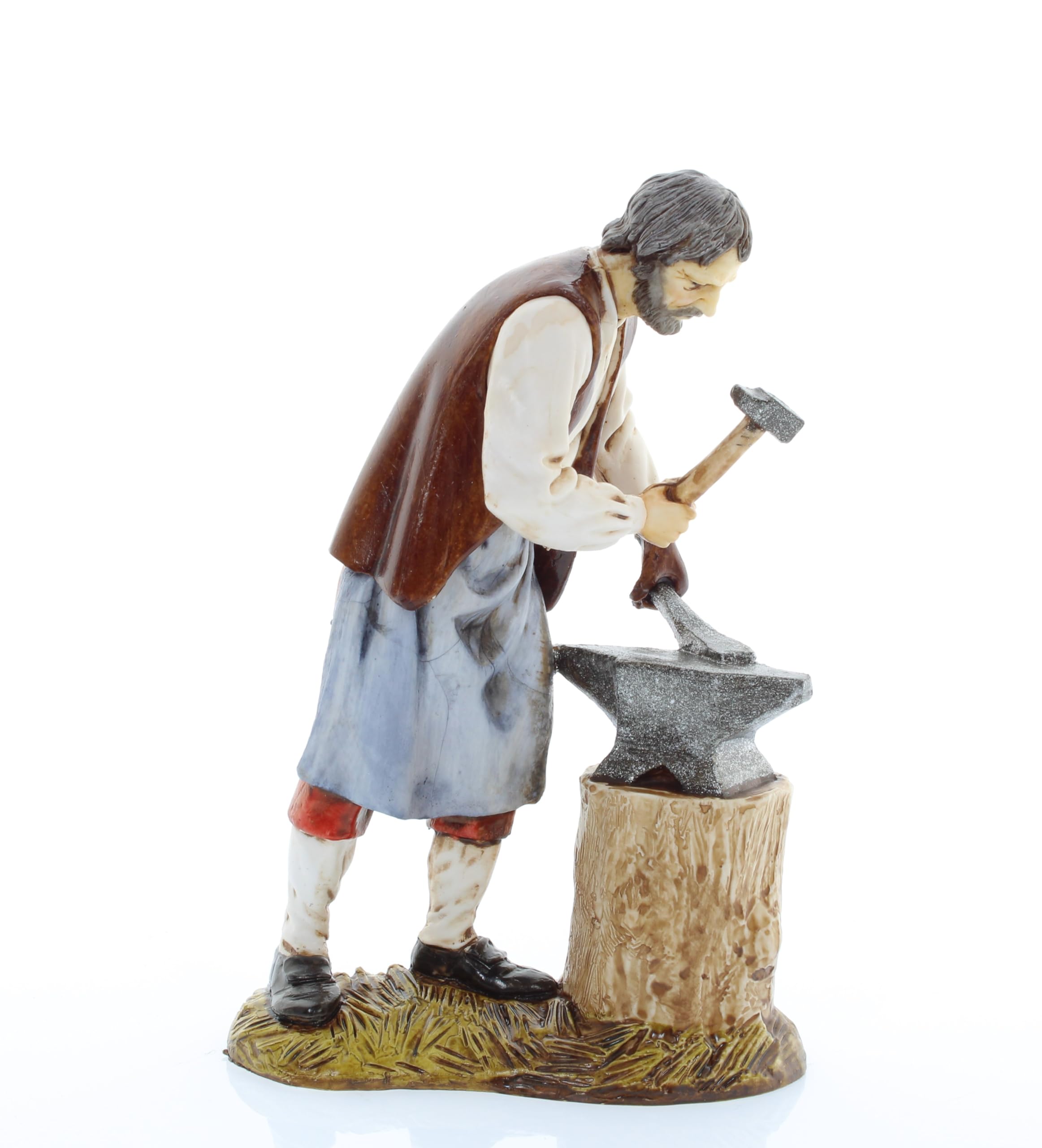 Figurine Berger Tondeur Pour Crèche De Noël - Échelle 1:20 (hauteur 10 Cm) - Fabriqué Et Peint à La Main En Italie