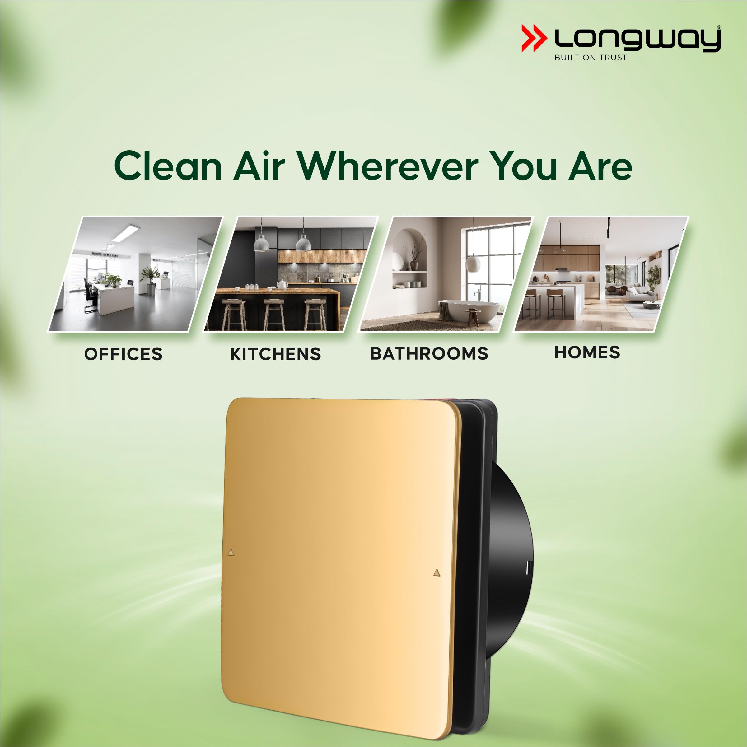 LONGWAY Exhaust Fan - Quiet & Powerful Ventilation -8