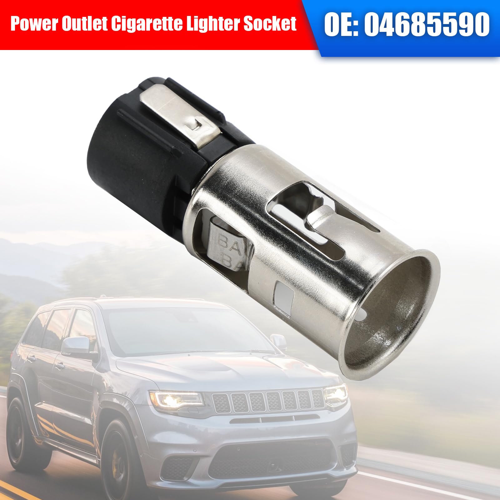 Amazon.com: Topteng Power Outlet Cigarette Lighter Socket 04685590 for  DODGE MAGNUM 2005-2008, DART 2013-2016, 04680613AA 04685590AB : Automotive