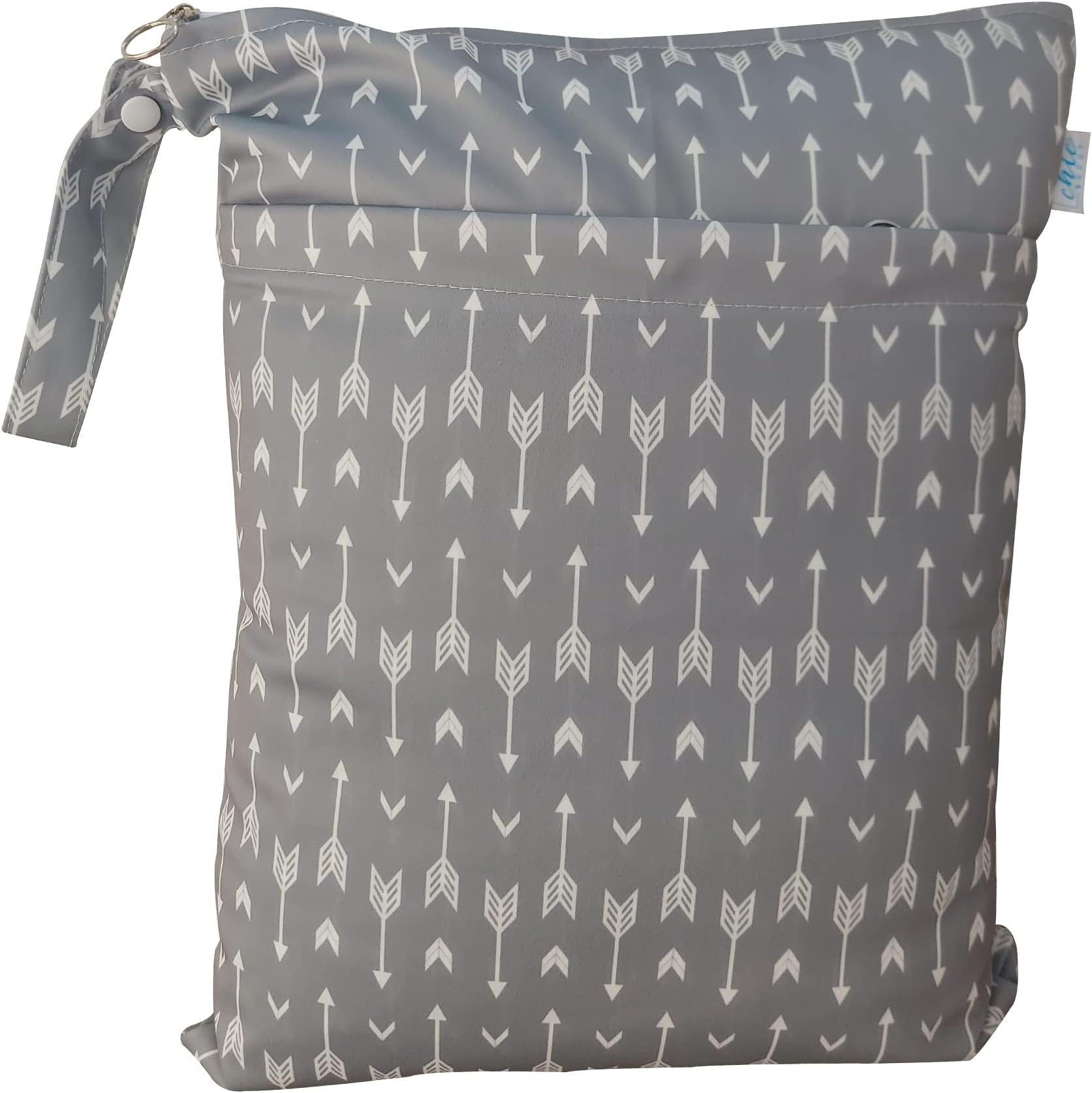 Chic Buddy Waterproof Wet Bag, Washable, Reusable for Travel, Beach, Pool, Stroller, Diapers, Dirty Gym Clothes, Wet Swimsuits, Toiletries (WET BAG/DRY BAG, CHEVRON), multi