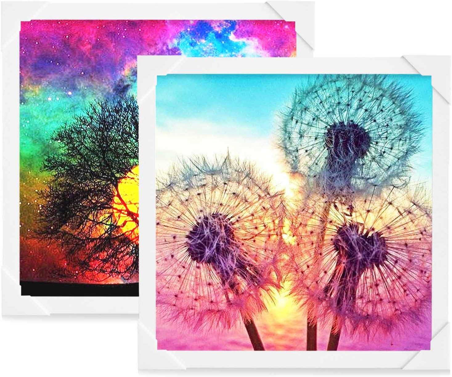 DIY Picture Frame for Diamond Art Set of 2, 5D Diamond Art Frames