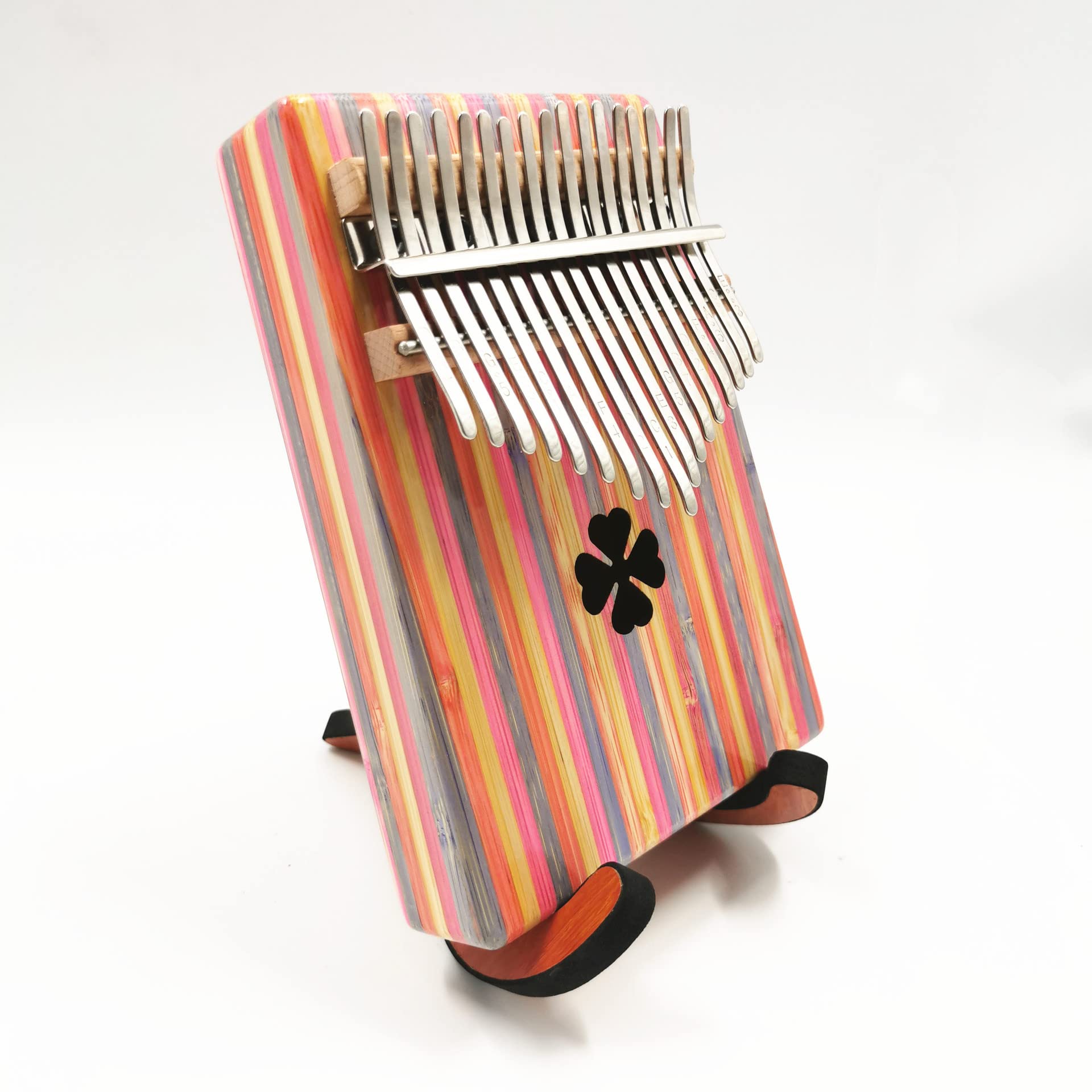 Fingerklavier, Daumenklavier mit 17 Tasten, tragbares Mbira-Fingerklavier, geeignet für Kinder und Erwachsene