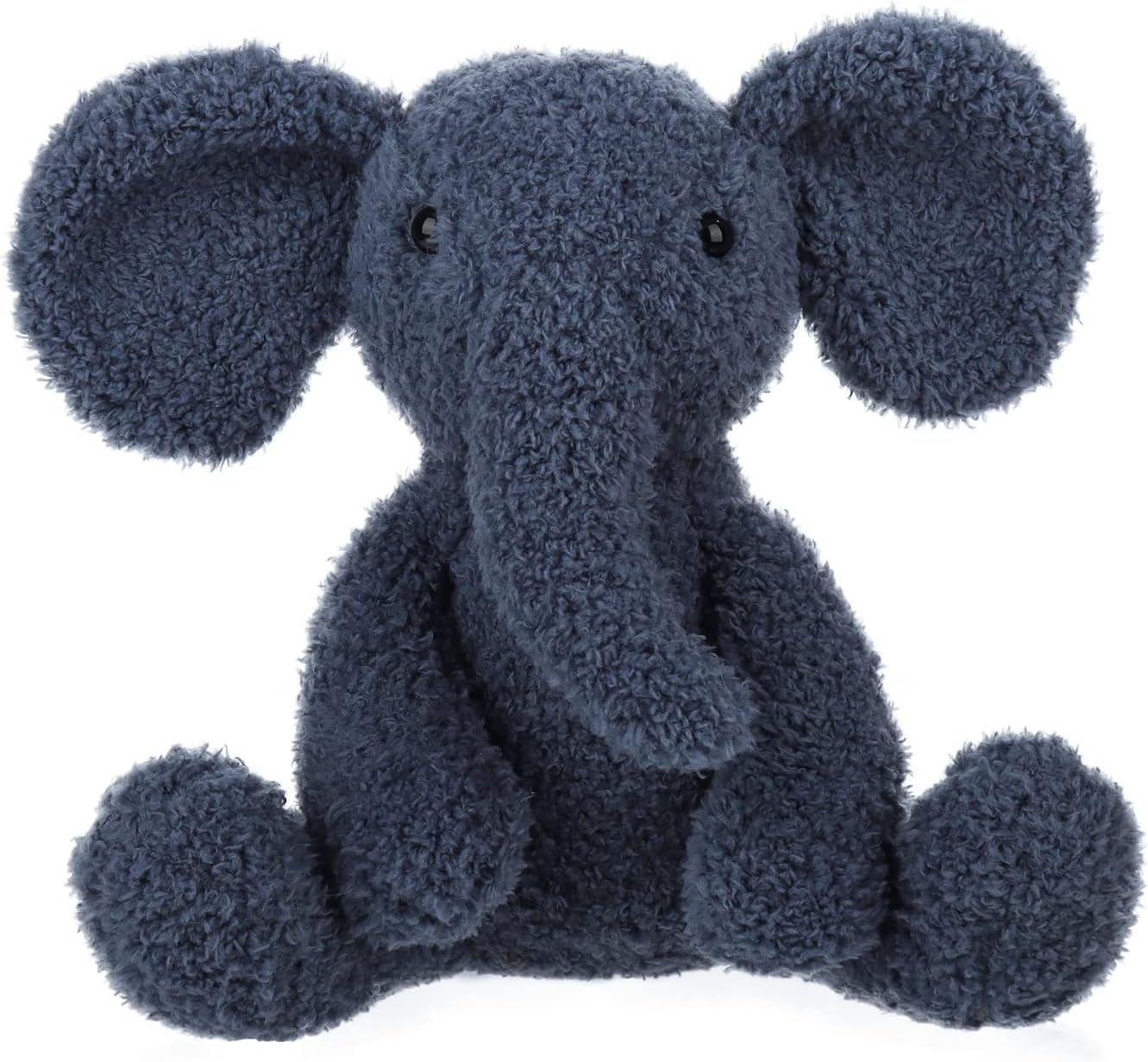 Apricot Lamb Toys Plush Navy Blue Elephant Stuffed Animal