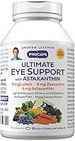 Vista 10 de ANDREW LESSMAN Ultimate Eye Support with Astaxantina 60 cápsulas blandas - 12 mg de luteína, 6 mg de zeaxantina, 4 mg de astaxantina, arándano.