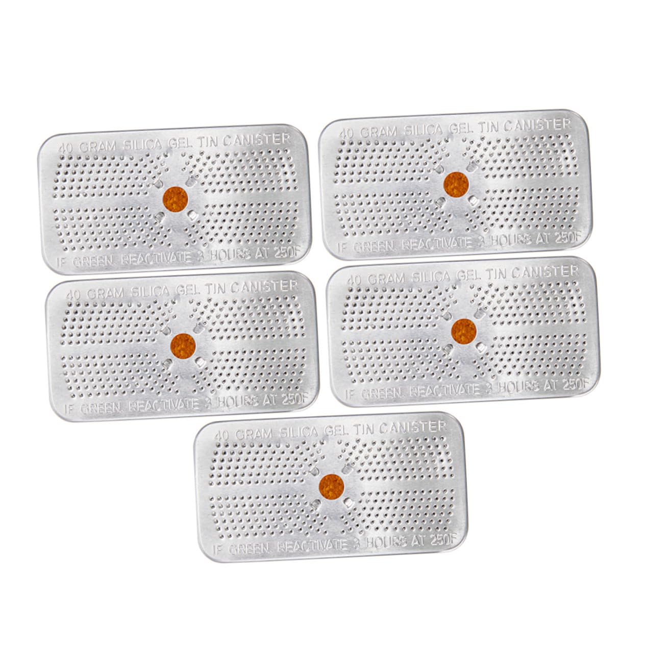 Absorbant humidité réutilisable en boîte aluminium pour outils | Lot de 5 pièces