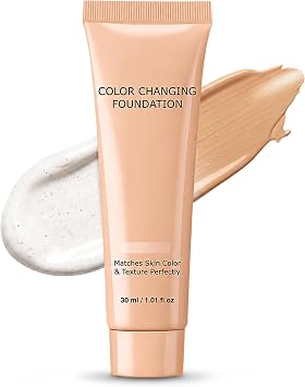Colour Changing Foundation for Mature Skin, Colour Change Foundation Medium
