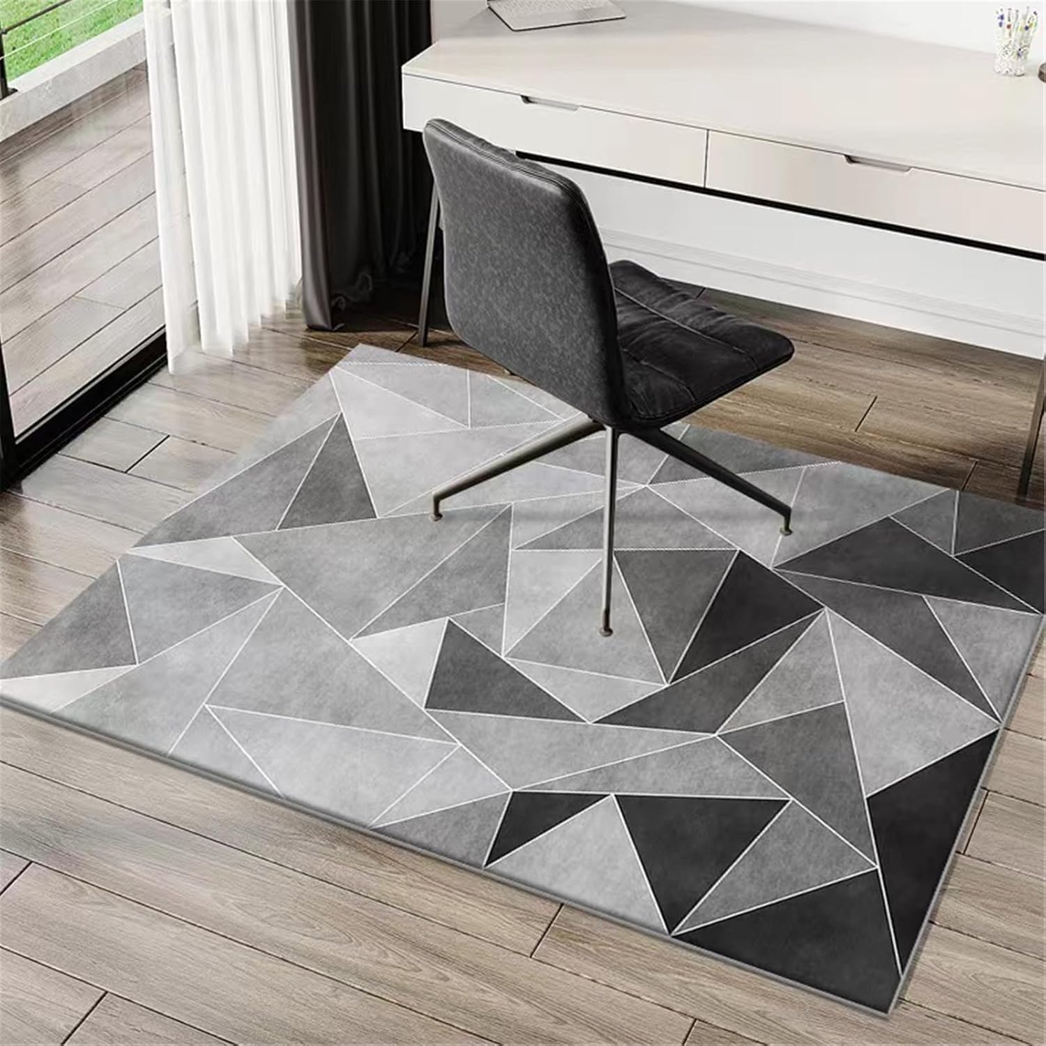 Evita arañazos en parquet con la alfombrilla protectora para suelos de madera de diseño multiusos