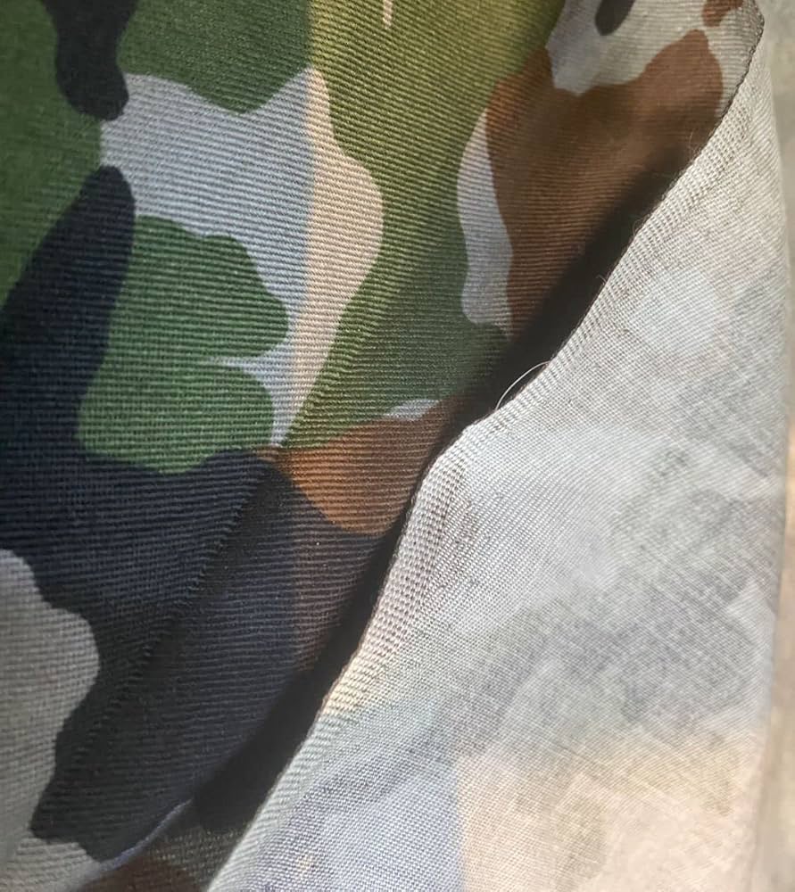 Amazon | 陸上自衛隊 旧迷彩 綿100% 迷彩布地 熊笹迷彩 レプリカ