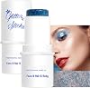 Mysense Blue Body Glitter Stick, Face and Hair Glitter Gel for Kids and Women, Singer Concert Outfits Festival Rave Accessories Glitter Makeup, Waterproof Sparkling Mermaid Glitter Face Paint