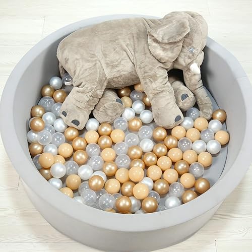 TRENDPLAY Pelotas para niños pequeños, tiendas de campaña de juguetes y túnel con bolsa de almacenamiento, suministros de fiesta, color marrón perla disponible en Yaxa Colombia