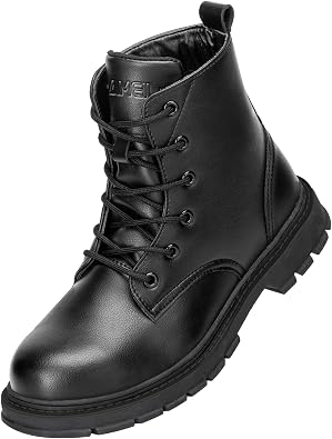 OWIF Waterproof Steel Toe Boots for Women Men, 6" Comfortable Composite Toe Work Boots Safety Construction Shoes