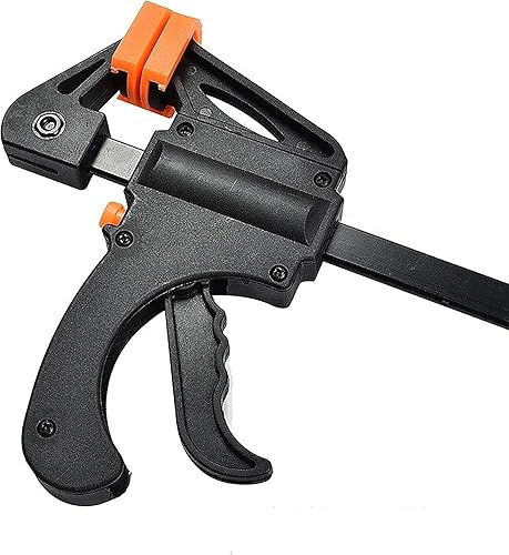 Miniatura 6 de Black Duck Brand Abrazadera de agarre rápido de 6 pulgadas, se convierte en esparcidor de 12 pulgadas (paquete de 4 abrazaderas de barra de