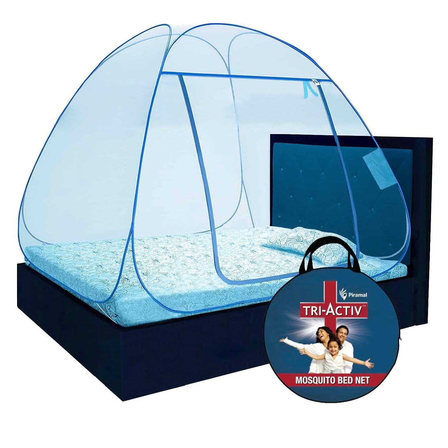 TriActiv Mosquito Net for Single Bed I Premium Machardani by Piramal I