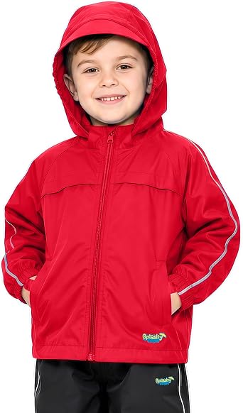 Vented Waterproof Rain Jacket for Kids