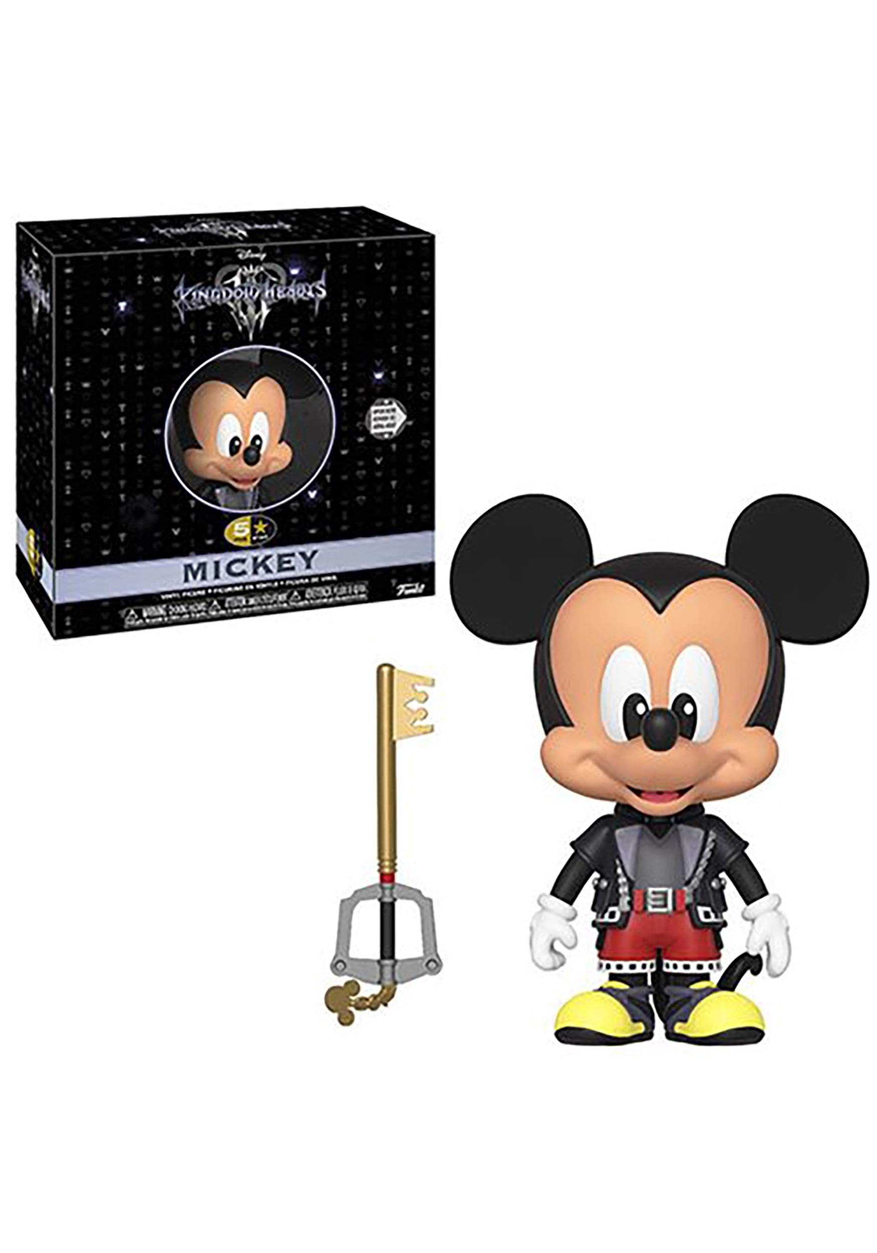 Funko 5 Star: Kingdom Hearts 3: Mickey Mouse, Multi - Figura in Vinile da Collezione - Idea Regalo - Merchandising Ufficiale - Giocattoli per Bambini e Adulti - Video Games Fans