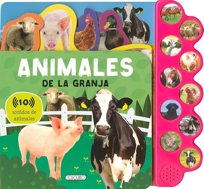 Portada de Animales de la Granja. Aprende con Sonidos