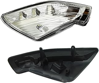 Direct plug-in Signal Light Clear Lens Mirror Turn Lamp Compatible with Buick Lacrosse 2009-2015 Left