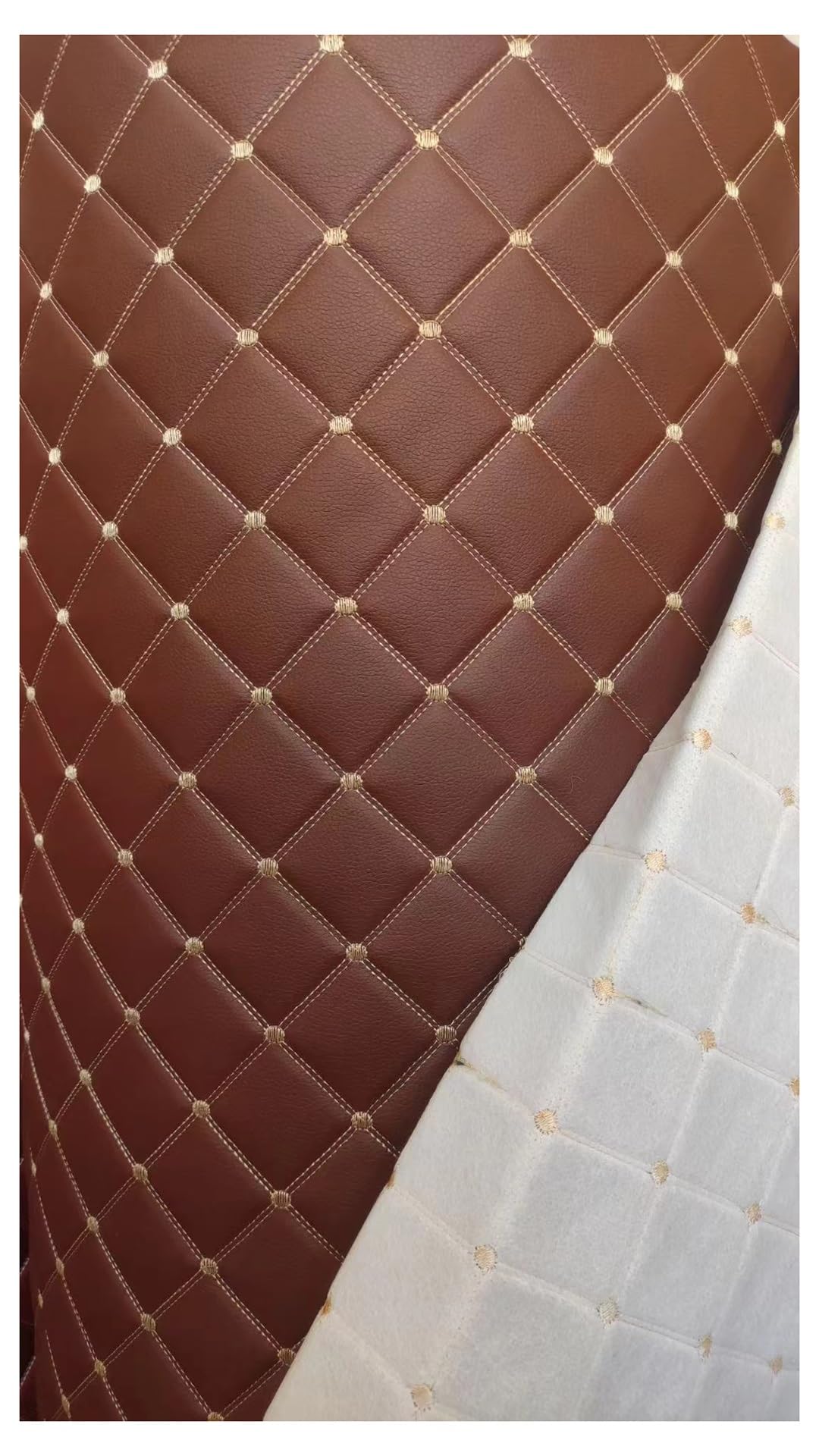 Tissu simili cuir pour réparer un placard ou une assise de meuble abîmée - 8