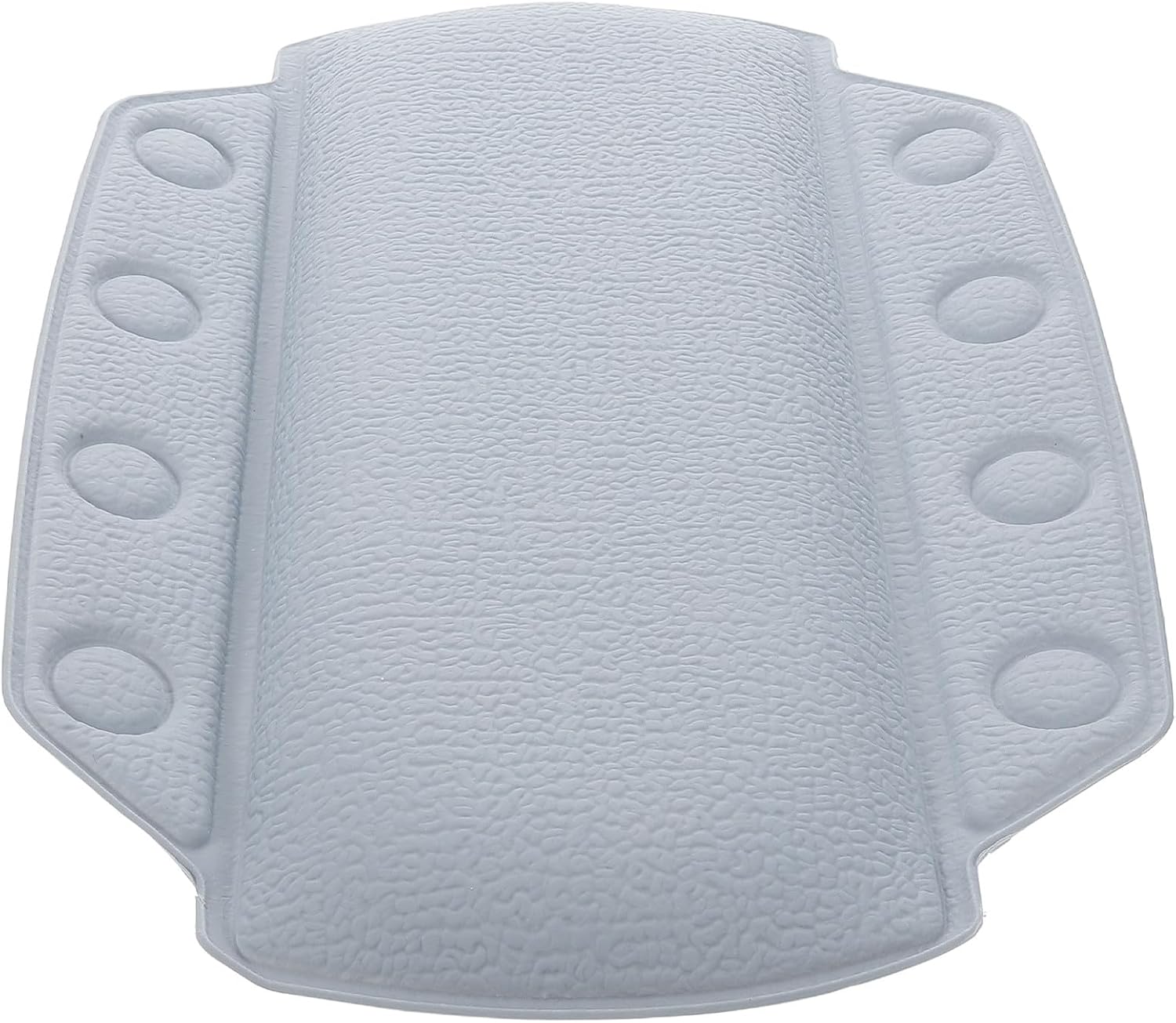 Bathtub Pillow for Soaking Tub Medium Size Foam Bath Cushion with Suction Cups Head Rest Pad for Home Spa and Hot Bath Relaxation Light Blue