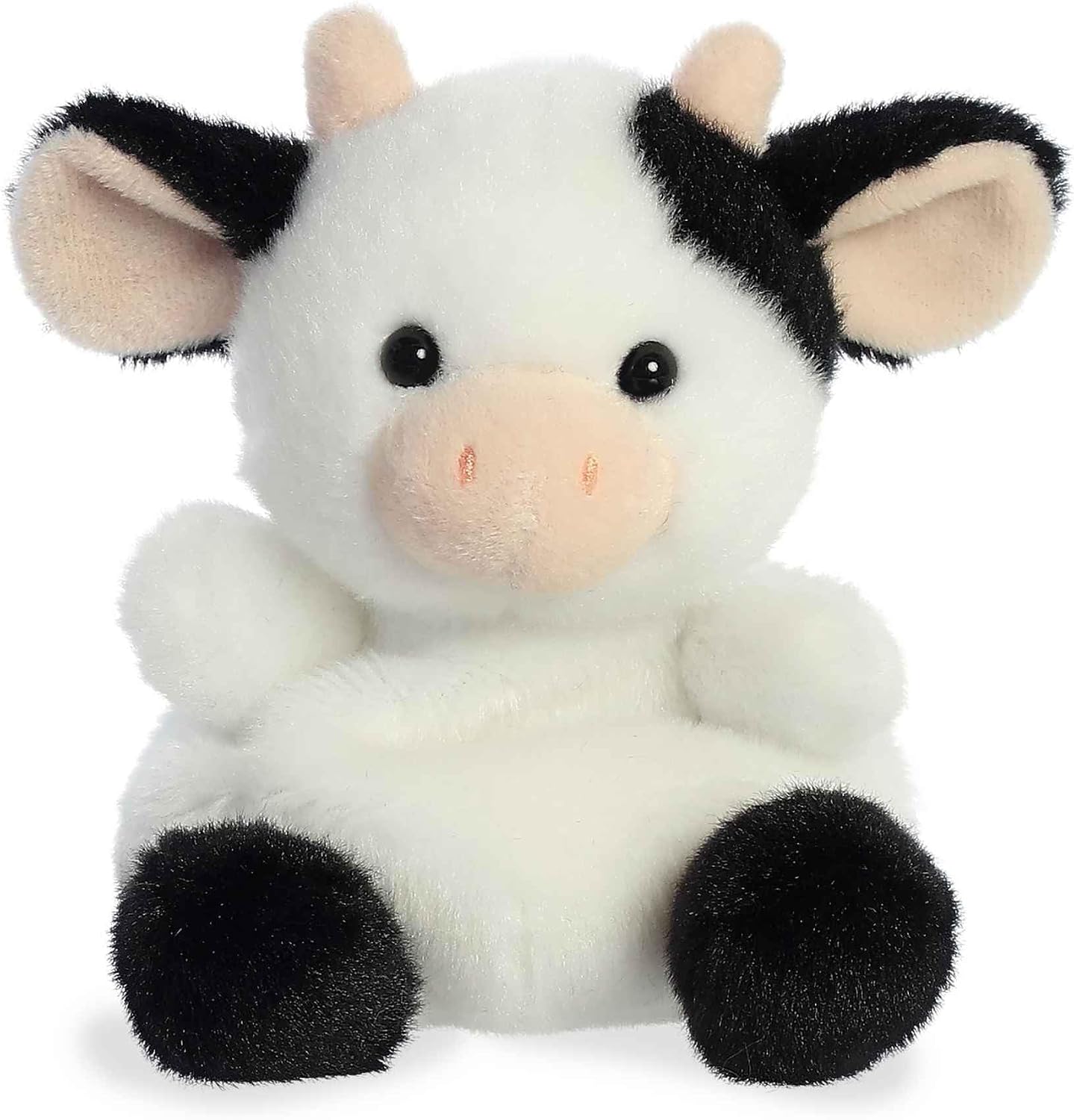 Aurora Palm Pals 5" Cute Cows: Sweetie Cow, Belle Strawberry Cow, Skyla Blueberry Cow, and Caroline Brown Cow image 2