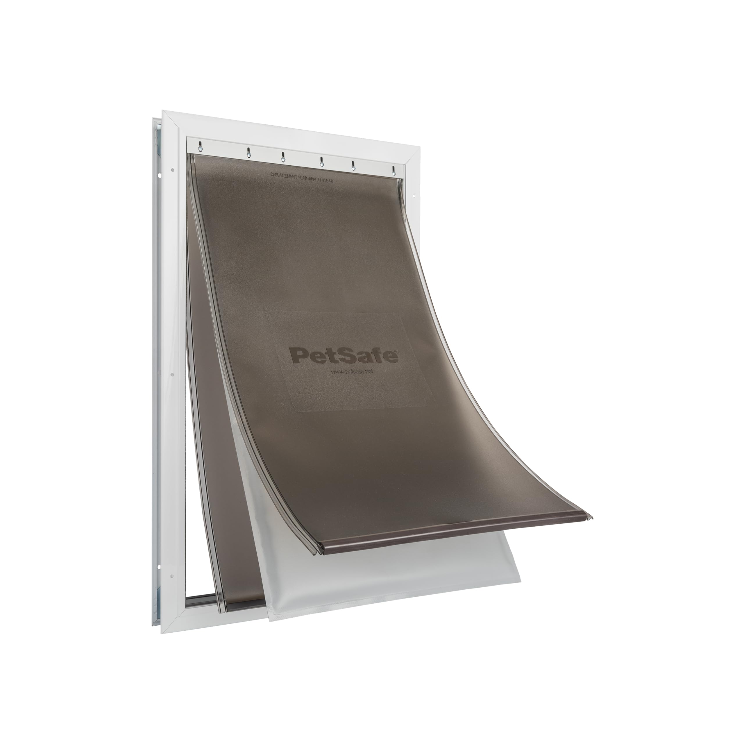 PetSafe Extreme Weather Aluminum Pet Door - Energy-Saving Thermal Barrier Pet Flap with Slide-in Door Locking & Secure Flap Cover - for Dogs Up to 100 lb - Extra Large