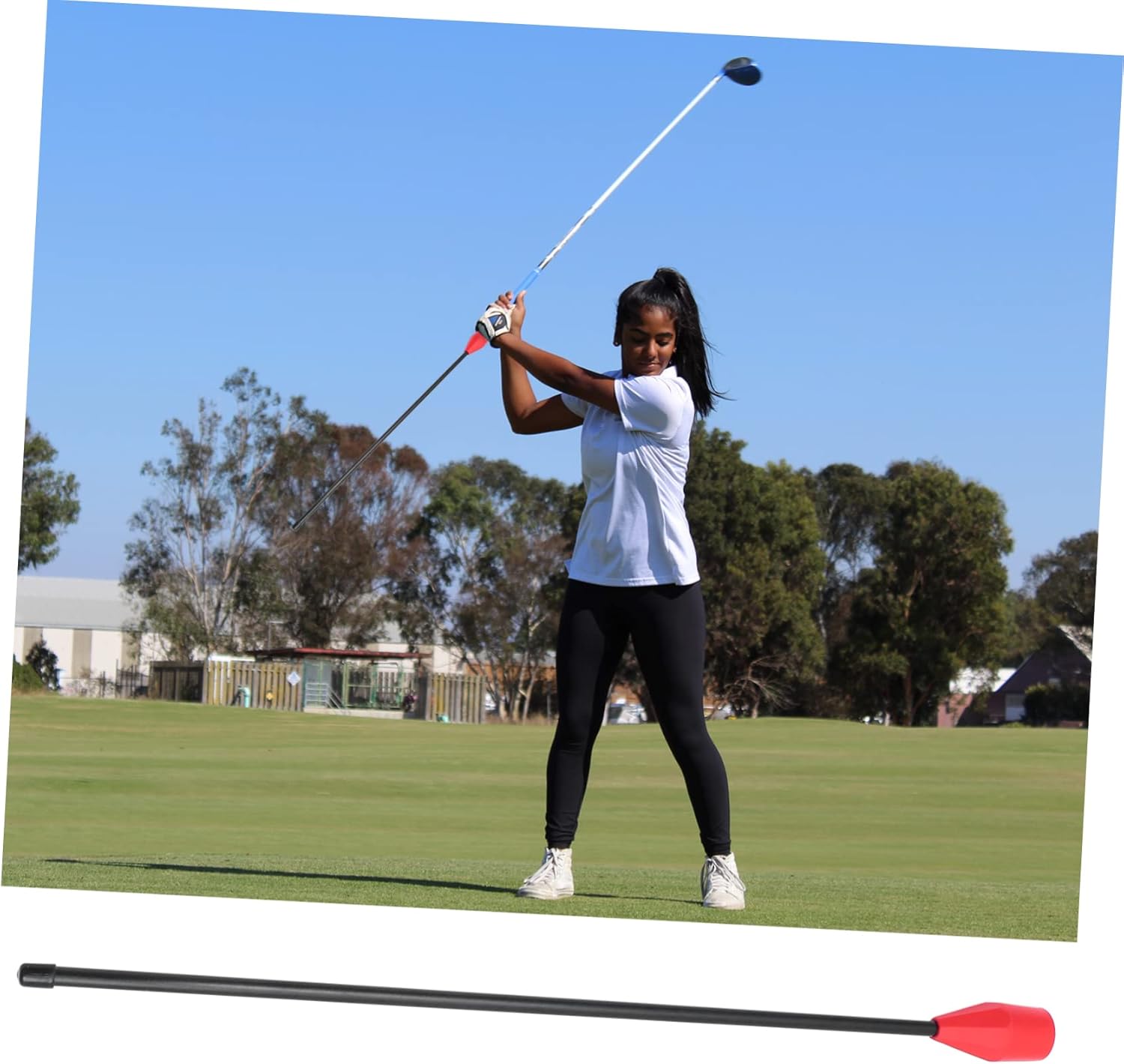 BESPORTBLE 2pcs Chipping Exerciser Game Practice Equipment Training Aid Stick Beginners Trainer Correction Sticks