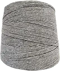 Barbante Eco Brasil 6 fios 1kg 980m Soberano cores a escolha (Cinza)