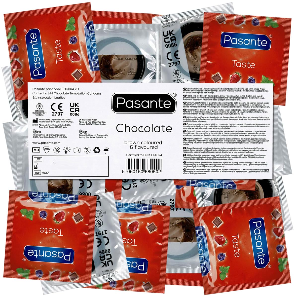 Pasante Chocolate Temptation 144 Préservatifs - Sex Toys XXX