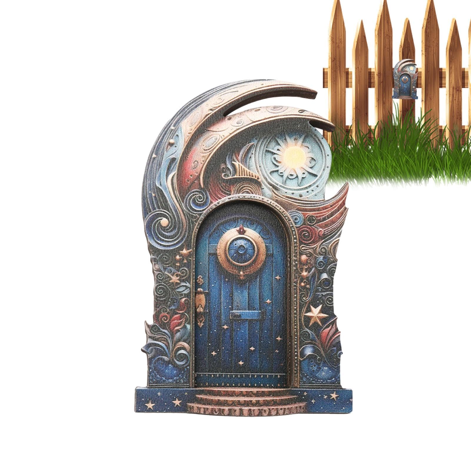 Pchnfei Mini porta per albero da giardino delle fate, in miniatura, 3D