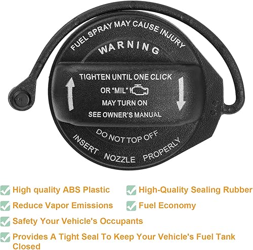 Miniatura 5 de Tapa de gasolina 8K0201550N, tapa del depósito de combustible compatible con Audi - A4 A4 Quattro A5 A5 Quattro A8 Quattro Q5 RS5 S4 S5 S8 SQ5