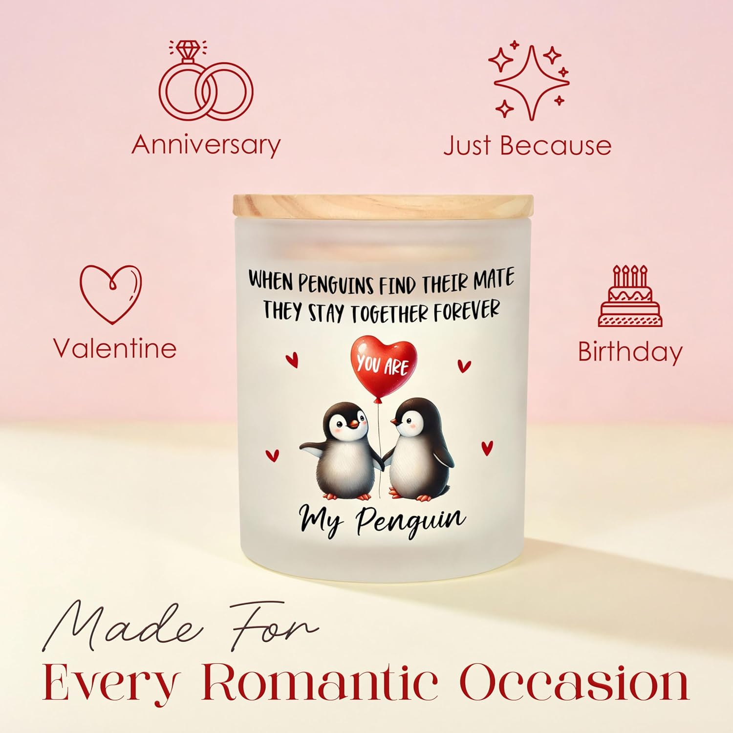 Anniversary Wedding Gifts for Women Men - Long Lasting Vanilla Lavender Scented Candle 10oz - Anniversary Romantic Gifts for Her Him Husband, Girlfriend Boyfriend Birthday Gift Ideas - Image 6