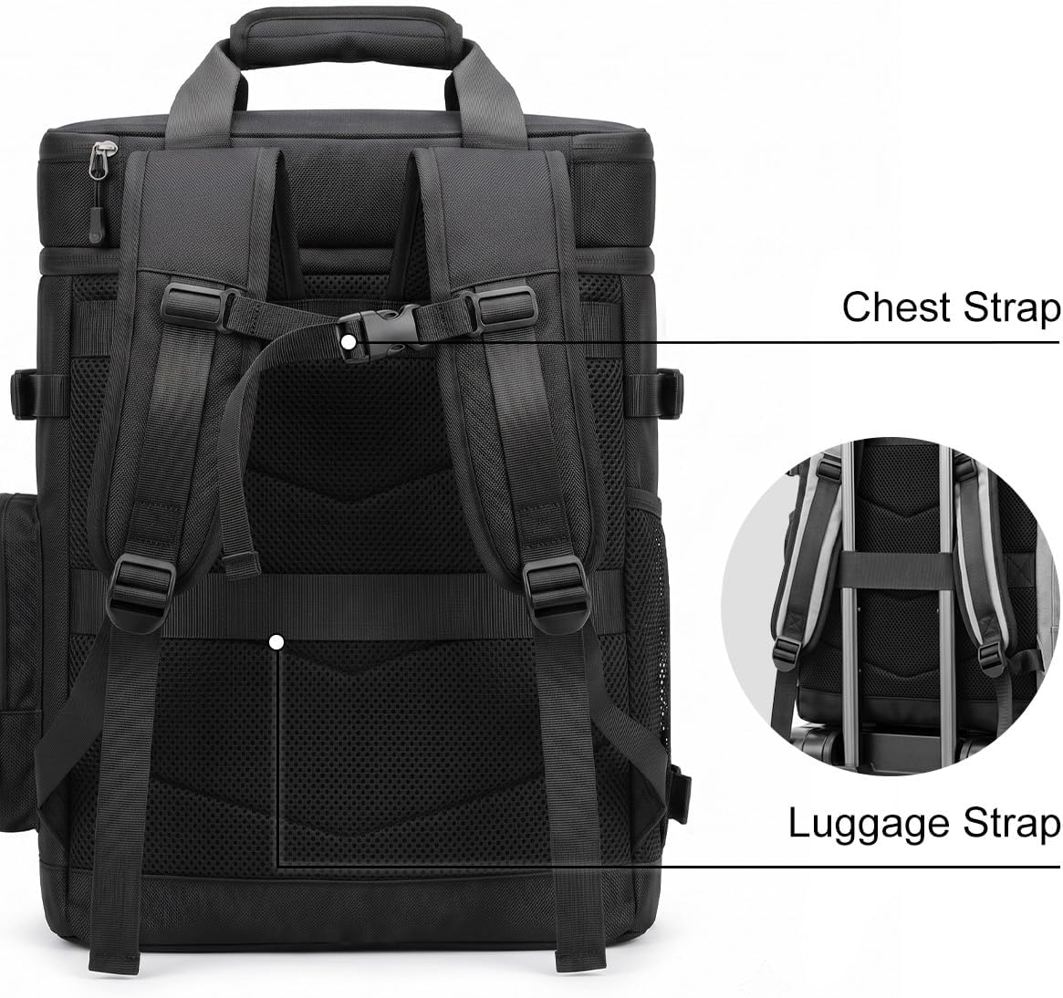 Backpack Cooler Bag for Men - Lockable Insulated Leakproof Waterproof Soft