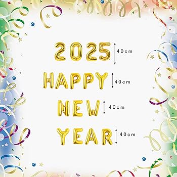 Happy New Year ナンバーバルーン新年 新年 バルーン HappyNewYear ナンバーバルーン 新年飾り お正月