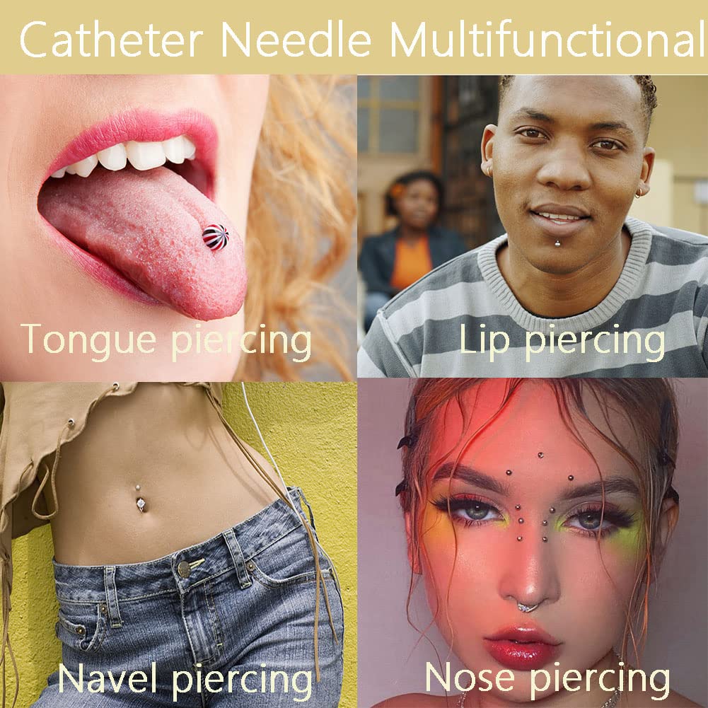 100 Aghi Per Piercing Sterili Luxe Modz: Taglie 15G, 14G, 13G - Prezzo All'ingrosso
