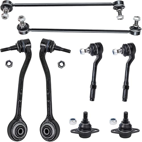 Miniatura 68 de Detroit Axle - Kit de suspensión delantera de 8 piezas para Toyota Sienna 2004-2010, brazos de control inferiores con rótulas interiores exteriores