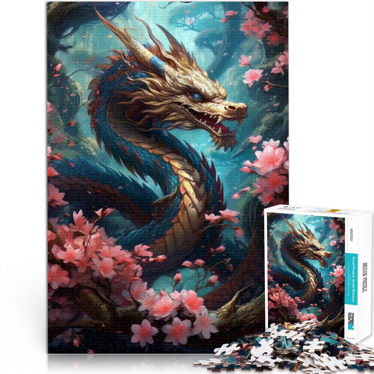 Puzzle per adulti 2000 pezzi Galaxy Animal Deer Family Fun Jigsaws 70 x 100 cm con poster abbinato e foglio di curiosità
