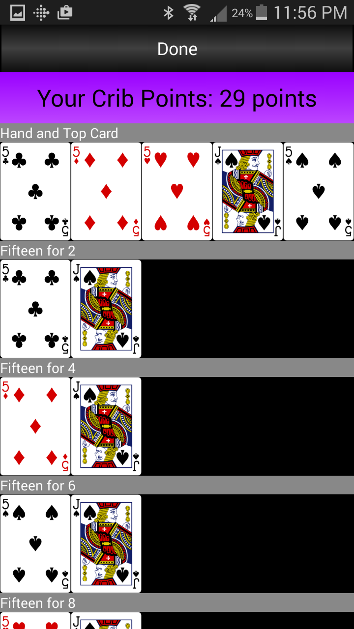 Cribbage Card Counter App on Amazon Appstore