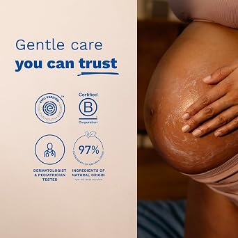 Mustela Maternity Stretch Marks Cream for Pregnancy - Natural Skincare Massage Moisturizer with Natural Avocado, Maracuja & Shea Butter - Lightly Fragranced or Fragrance Free - Various Sizes