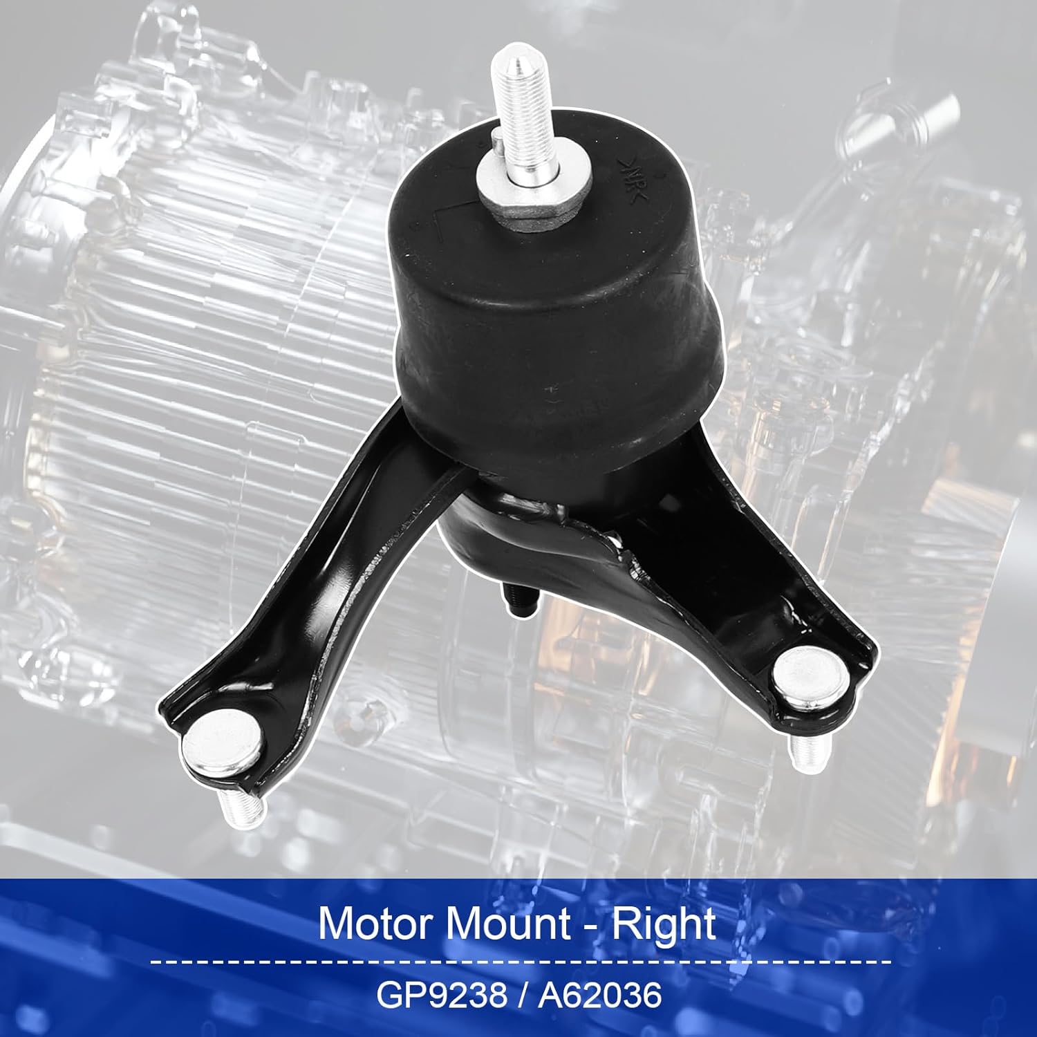 Engine Motor Mount Kit Fit for 2014-2016 Toyota Highlander 3.5L Gas Automatic Transmission Replacement for OE A4288 A62036 A42067 A42055 Torque Strut Mount & Transmission Mount丨Set of 4