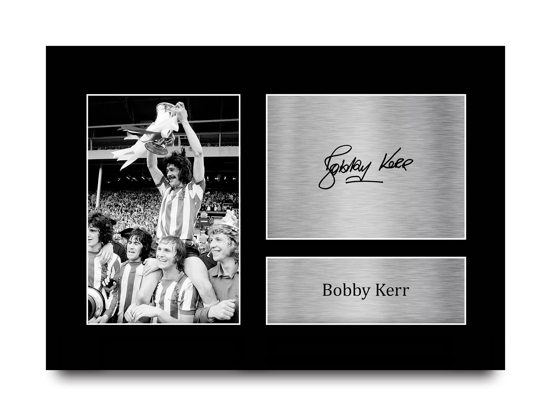 HWC Trading A4 Bobby Kerr Sunderland Gifts Printed Signed Autograph Picture for Football Fans and Supporters