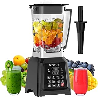 2000W High Speed Blender Smoothie Makers with 8 Preset Programs, Jug Blender for Juices/Ice Crush/Smoothies/Soup/Grind and Dips, Preset Timer and Auto Clean,2L