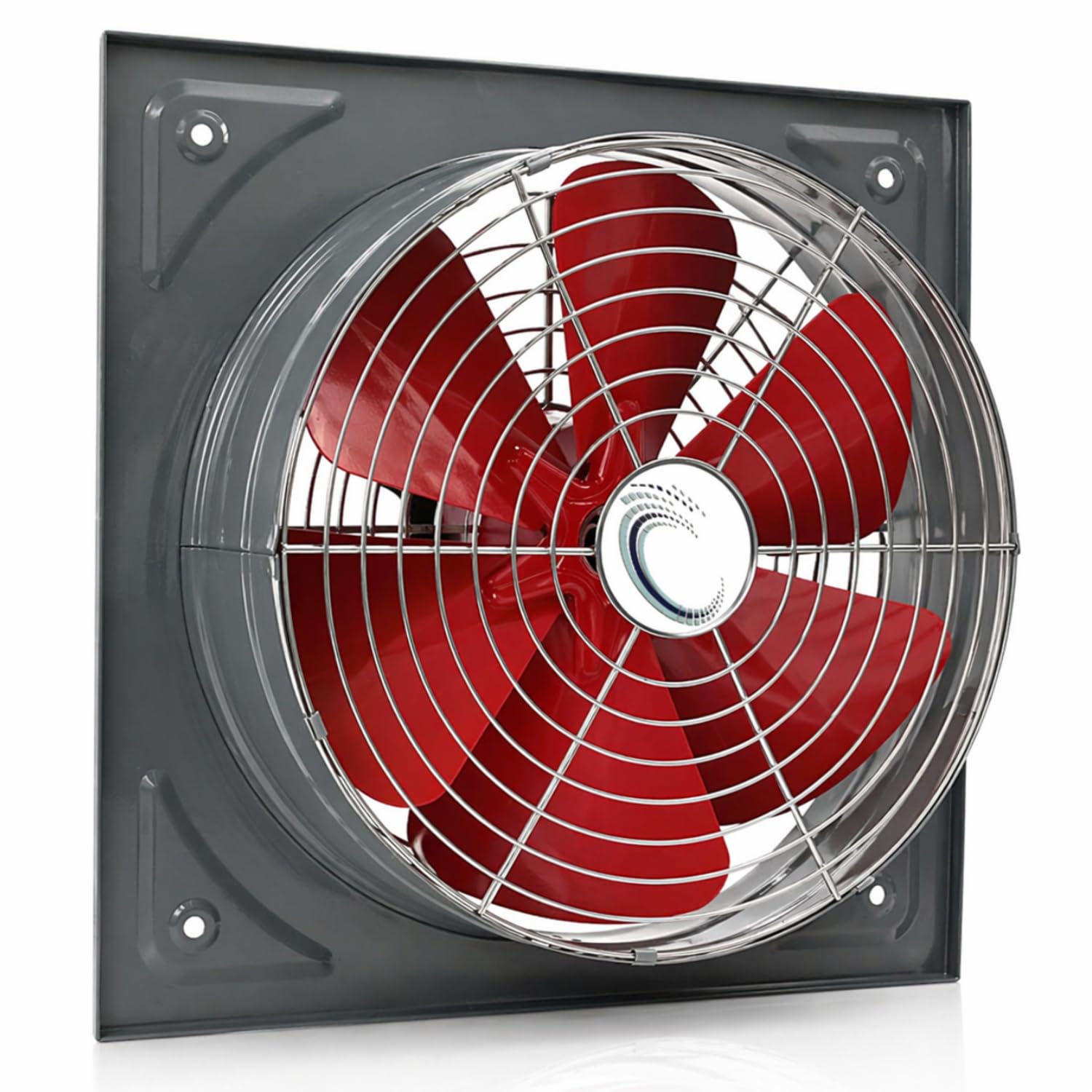 UZMAN Wandventilator Hochleistungs Axialventilator mit Kugellagern, für Dauerbetrieb Industrie Axiallüfter Größen 300, 350, 400, 450, 500, 550, 600mm – Zuluft Abluft Absaugung – (KSA400)