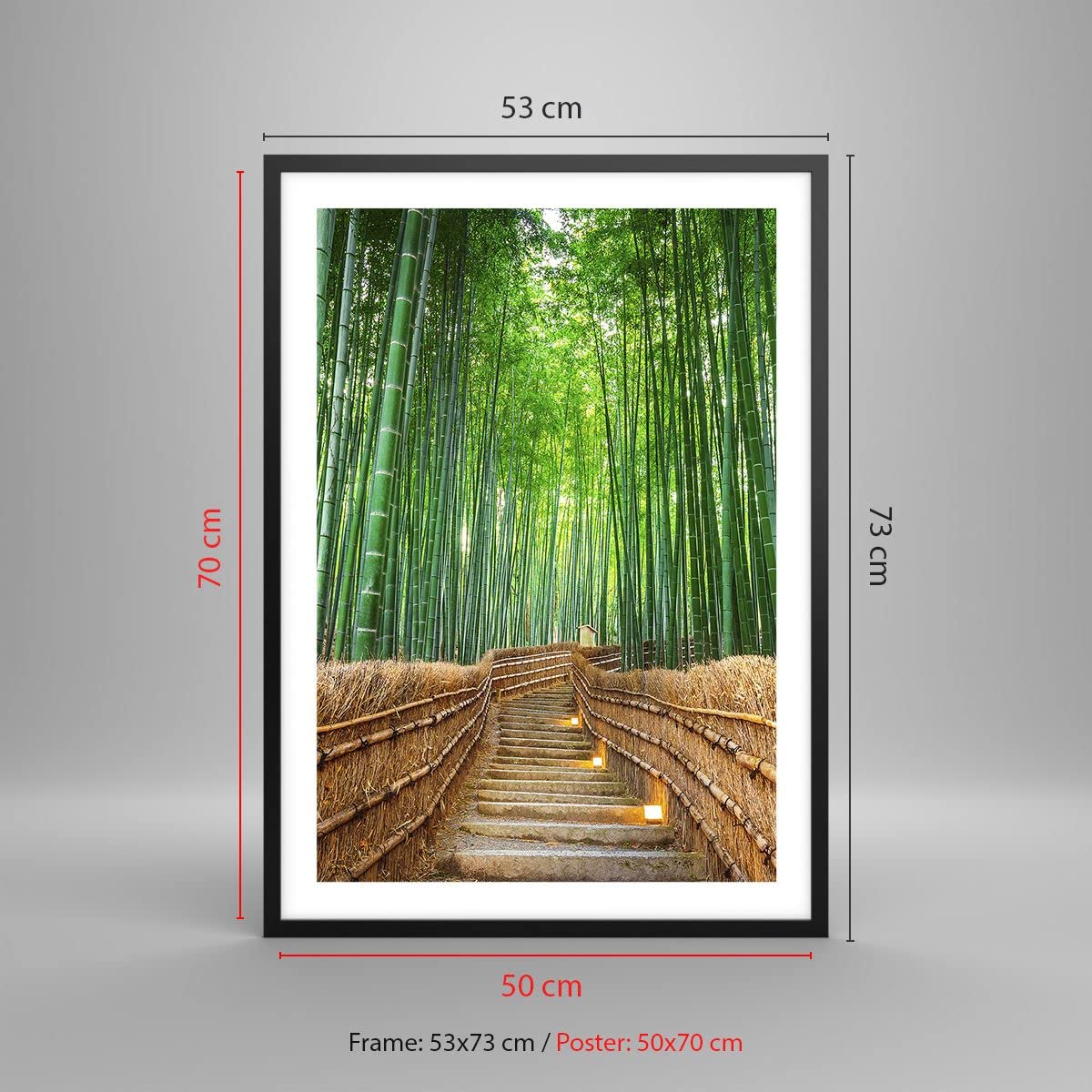 ARTTOR Poster Wandbild Kunstdruck 50x70cm Landschaften Wald - 3979 - P2B
