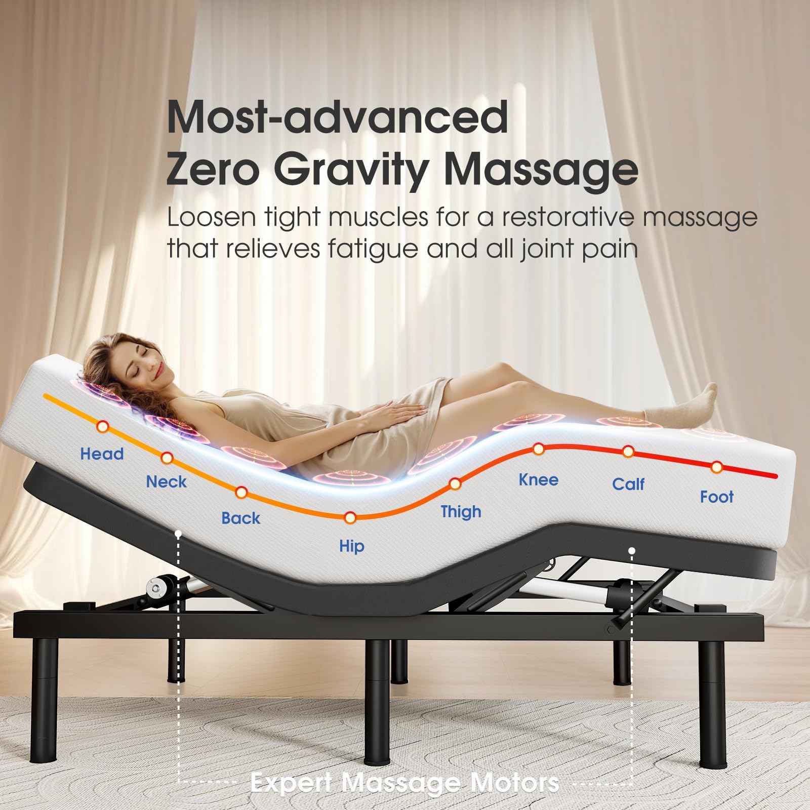 Amazon.com: Tami Tami Adjustable Bed Frame Twin XL with