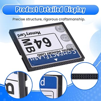 64MB Compact Flash Memory Card for Camera, Advertising Machine, Industrial Computer Card