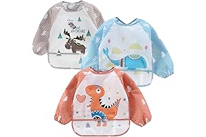 Long Sleeve Bibs for Baby Infant Toddler - Provide Your Little Ones...