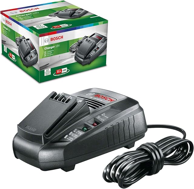 Bosch Home and Garden Charger AL 1830 CV (18 Volt System, in carton packaging)